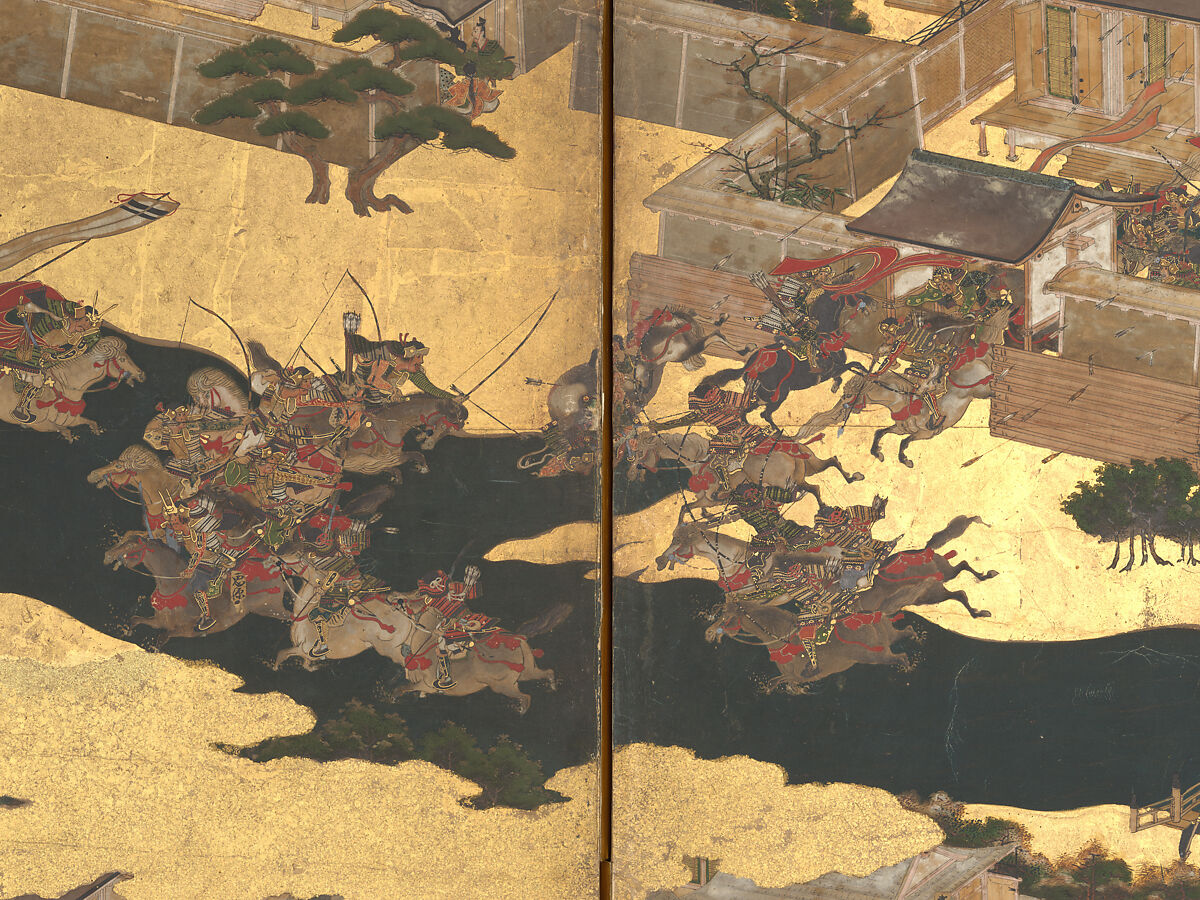 【保元平治合戦図屏風　The Rebellions of the Hōgen and Heiji Eras】江戸時代