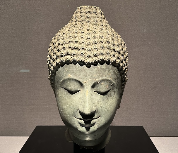 【仏陀頭部】タイ－スコータイあるいはラーンナー時代－14〜15世紀－銅造－常設展－東京国立博物館－東洋館