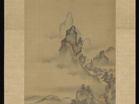 【蓬莱山・瀟湘八景図】江戸時代‐狩野探水守常筆