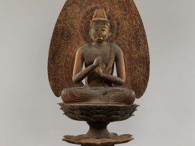 【大日如来坐像　Dainichi, the Cosmic Buddha (Mahavairocana)】平安時代