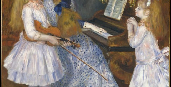 【カトゥール・メンデスの娘たち】ルノワール‐メトロポリタン美術館所蔵