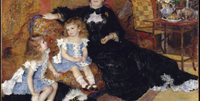【ジョルジュ・シャルパンティエ夫人とその子供たち】ルノワール‐メトロポリタン美術館所蔵