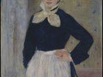 【若い女性　Young Woman (La Servante】フランス印象派画家ピエール＝オーギュスト・ルノワール（Pierre-Auguste Renoir）