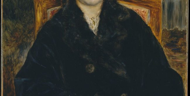 【エドゥアール・ベルニエ夫人】ルノワール‐メトロポリタン美術館所蔵