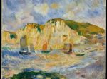 【海と崖　Sea and Cliffs】フランス印象派画家ピエール＝オーギュスト・ルノワール（Pierre-Auguste Renoir）