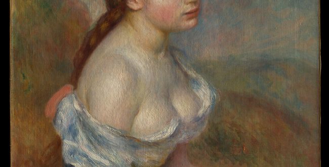 【雛菊を持つ少女】ルノワール‐メトロポリタン美術館所蔵