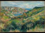 【ミューラン・ユエの湾周辺の丘、ガーンジー　 Hills around the Bay of Moulin Huet, Guernsey】フランス印象派画家ピエール＝オーギュスト・ルノワール（Pierre-Auguste Renoir）