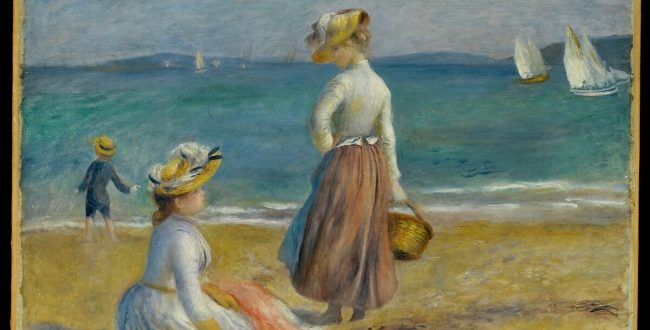 【浜辺の人物たち】ルノワール‐メトロポリタン美術館所蔵