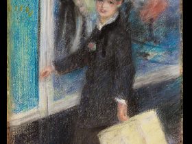 【帽子職人　The Milliner】フランス印象派画家ピエール＝オーギュスト・ルノワール（Pierre-Auguste Renoir）
