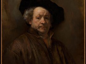 【自画像　Self-Portrait】オランダ‐バロック時代画家‐レンブラント・ファン・レイン（Rembrandt van Rijn）