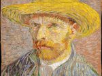 【麦わら帽子をかぶった自画像　 Self-Portrait with a Straw Hat 】オランダ印象派画家ファン・ゴッホ（Vincent van Gogh）