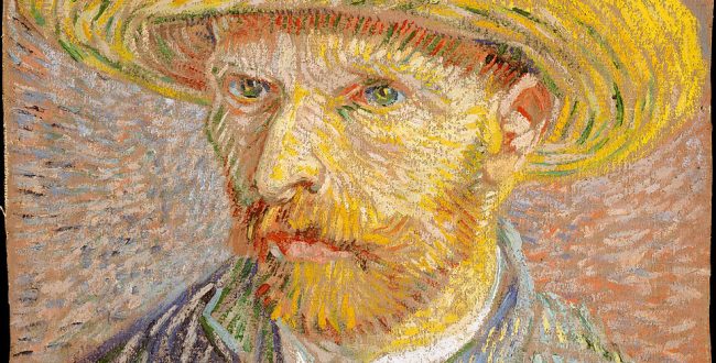 【麦わら帽子をかぶった自画像（裏面：ジャガイモの皮をむく人）】フィンセント・ファン・ゴッホ‐メトロポリタン美術館所蔵