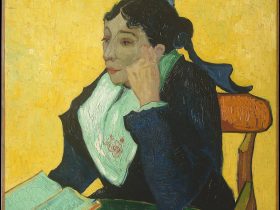 【アルルの女性：マダム・ジョゼフ＝ミシェル・ジヌー　L'Arlésienne: Madame Joseph-Michel Ginoux】オランダ印象派画家ファン・ゴッホ（Vincent van Gogh）