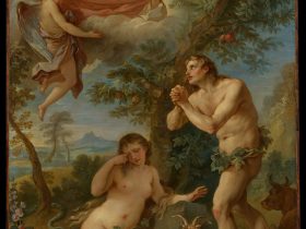 【アダムとイヴの叱責　The Rebuke of Adam and Eve】フランス‐ロココ時代‐フランソワ・ブーシェ（François Boucher）