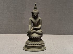 【仏陀坐像】ミャンマー-コンバウン朝18世紀-青銅－常設展－東京国立博物館－東洋館