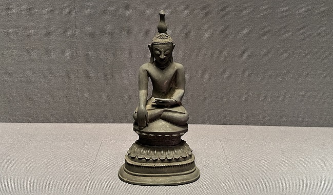 【仏陀坐像】ミャンマー-コンバウン朝18世紀-青銅－常設展－東京国立博物館－東洋館