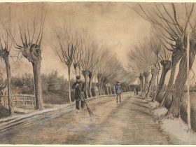 【エッテンの道　Road in Etten】オランダ印象派画家ファン・ゴッホ（Vincent van Gogh）