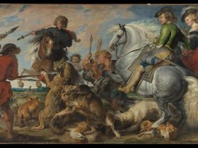 【オオカミとキツネの狩り　Wolf and Fox Hunt】ピーター・パウル・ルーベンス（Peter Paul Rubens）