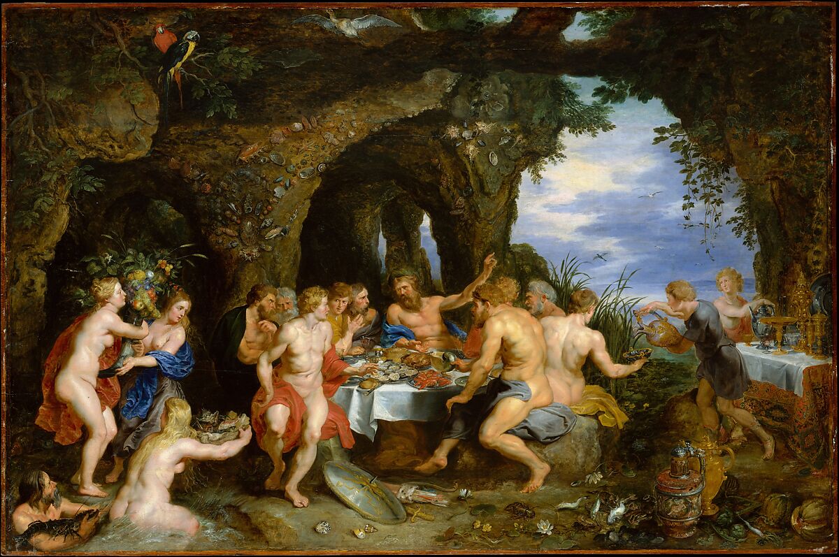 【アケロウスの祭り　The Feast of Acheloüs】フランドル画家ピーター・パウル・ルーベンス（Peter Paul Rubens）