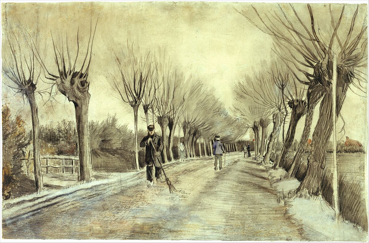 【エッテンの道　Road in Etten】オランダ印象派画家ファン・ゴッホ（Vincent van Gogh）