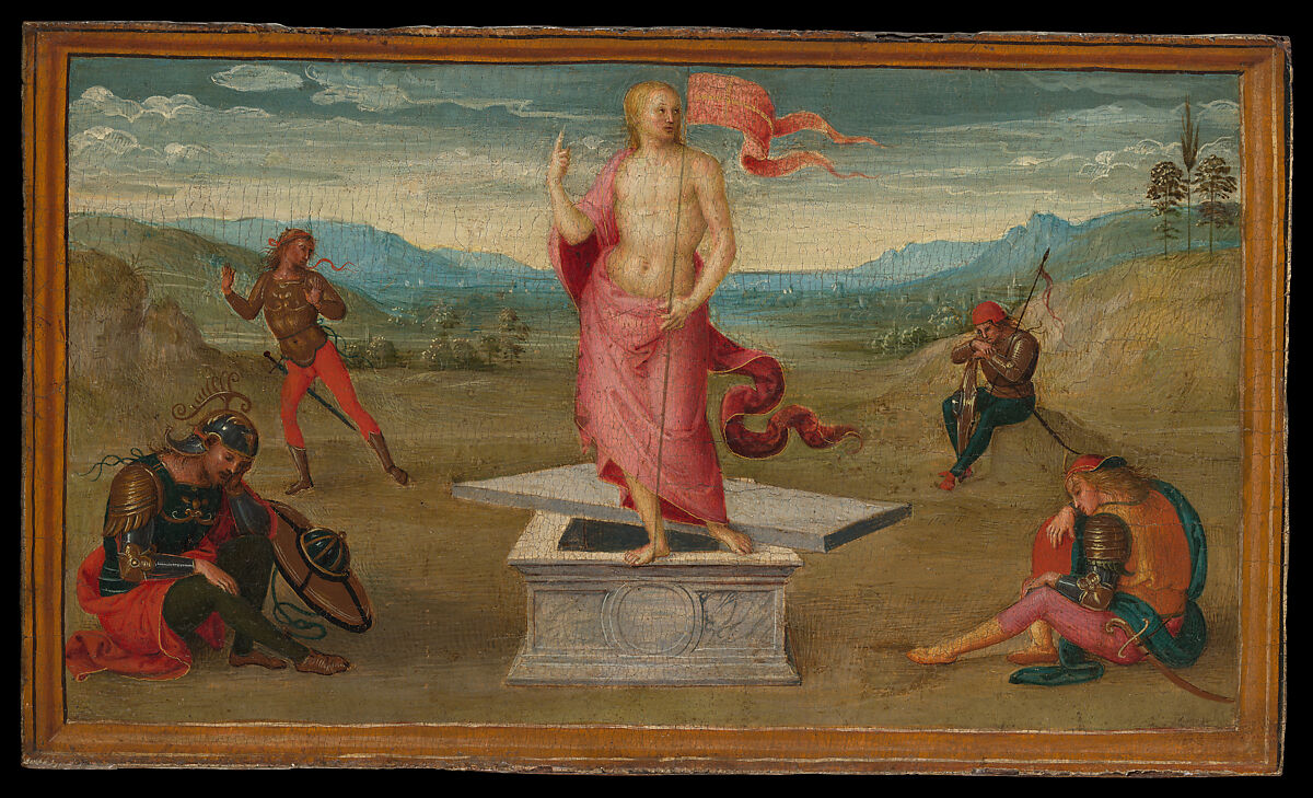 【復活　The Resurrection】イタリア‐ルネサンス期画家ペルジーノ（Pietro Perugino）