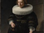 【ヴァン・ベレステイン家の一員の肖像　Portrait of a Woman, probably a Member of the Van Beresteyn Family】オランダ‐バロック時代画家‐レンブラント・ファン・レイン（Rembrandt van Rijn）