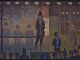 【サーカスサイドショー　Circus Sideshow (Parade de cirque)】フランス‐印象派画家‐ジョルジュ・スーラ（Georges Seurat）