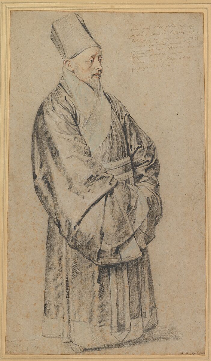 【ニコラ・トリゴーの中国服装肖像　Portrait of Nicolas Trigault in Chinese Costume】フランドル画家ピーター・パウル・ルーベンス（Peter Paul Rubens）