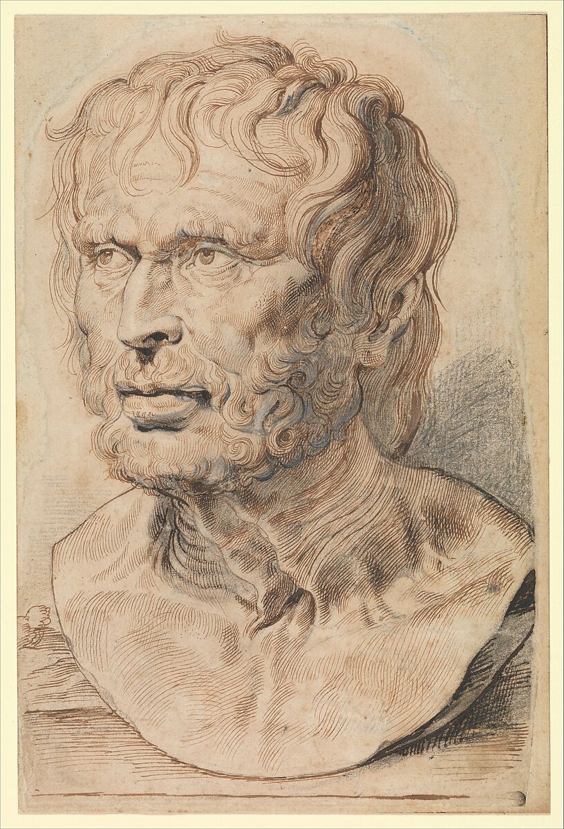 【擬セネカの胸像　Bust of Pseudo-Seneca】フランドル画家ピーター・パウル・ルーベンス（Peter Paul Rubens）
