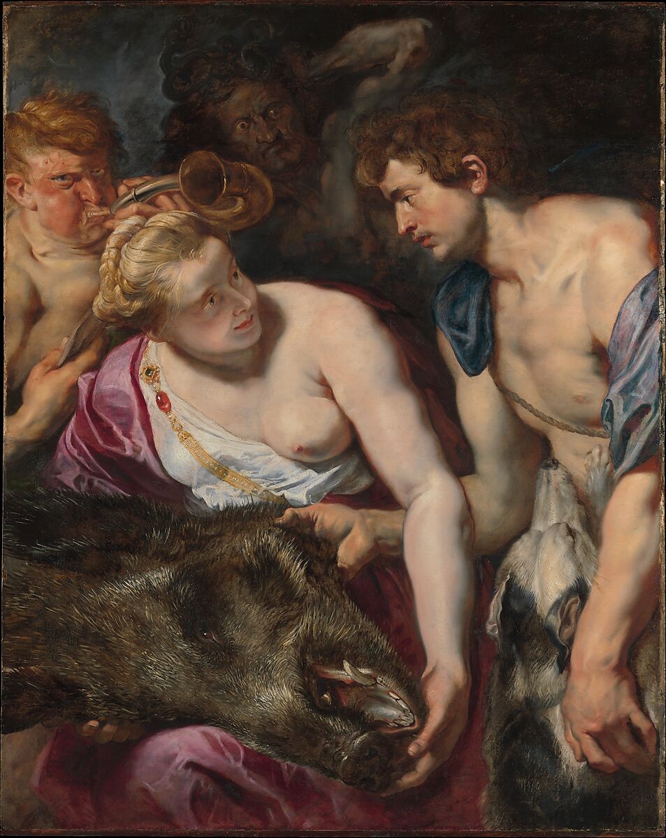 【アタランタとメレアグロス　Atalanta and Meleager】フランドル画家ピーター・パウル・ルーベンス（Peter Paul Rubens）