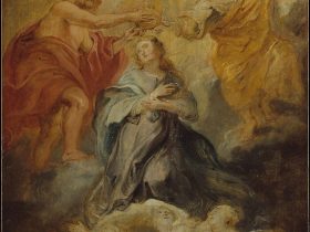 【聖母戴冠　The Coronation of the Virgin】フランドル画家ピーター・パウル・ルーベンス（Peter Paul Rubens）