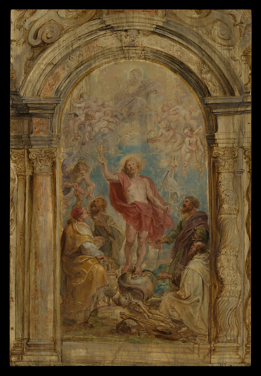 【聖体拝領の栄光　The Glorification of the Eucharist】フランドル画家ピーター・パウル・ルーベンス（Peter Paul Rubens）