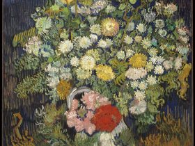 【花瓶の中の花束　Bouquet of Flowers in a Vase】オランダ印象派画家ファン・ゴッホ（Vincent van Gogh）