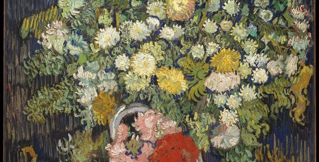 【花瓶の花束】フィンセント・ファン・ゴッホ‐メトロポリタン美術館所蔵