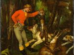 【狩りの後　After the Hunt】フランス‐リアリズム画家‐ギュスターヴ・クールベ