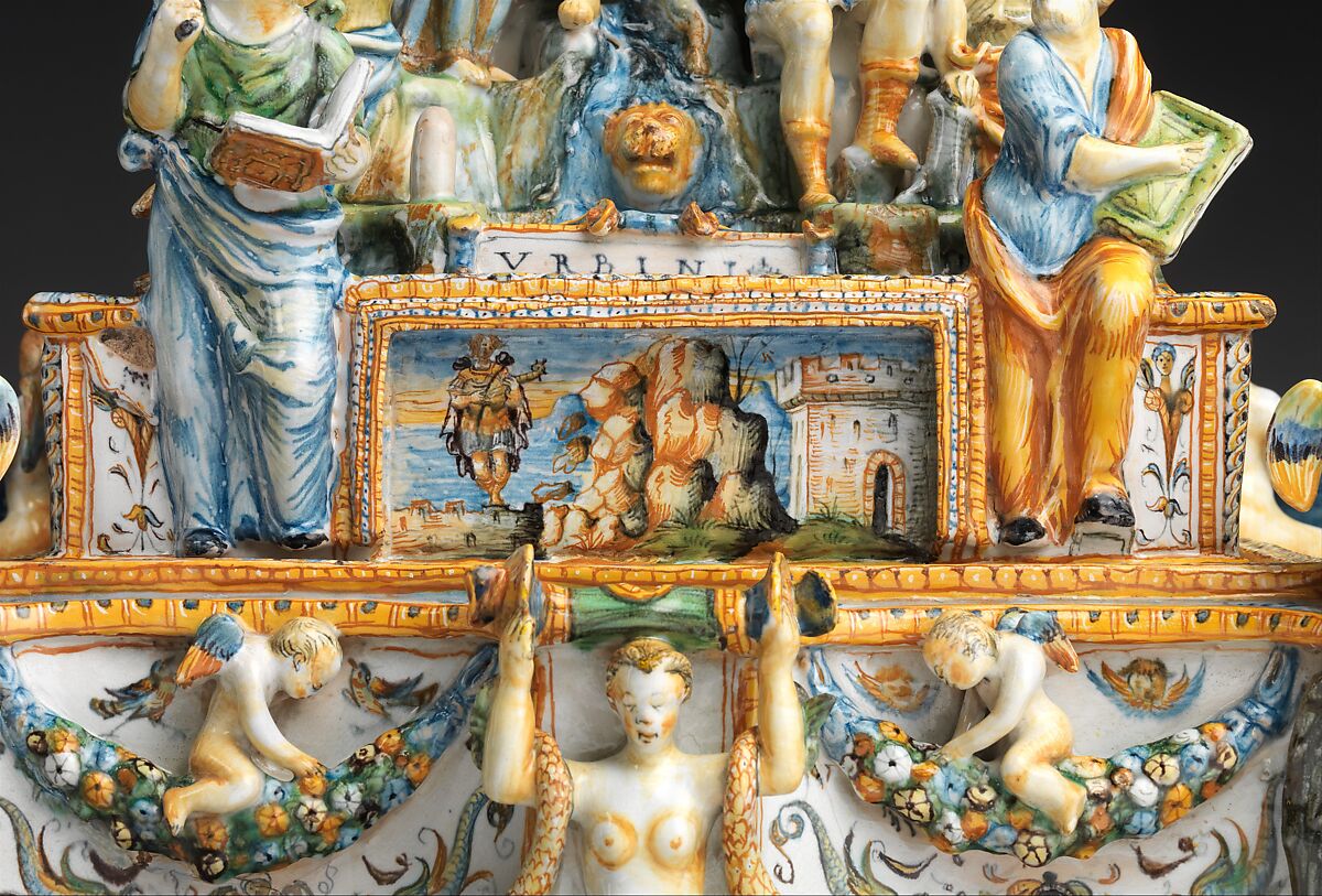 【アポロとミューズとのインクスタンド　Inkstand with Apollo and the Muses】イタリア‐ルネサンス期画家‐ラファエロ・サンティ（Raphael Sanzio）