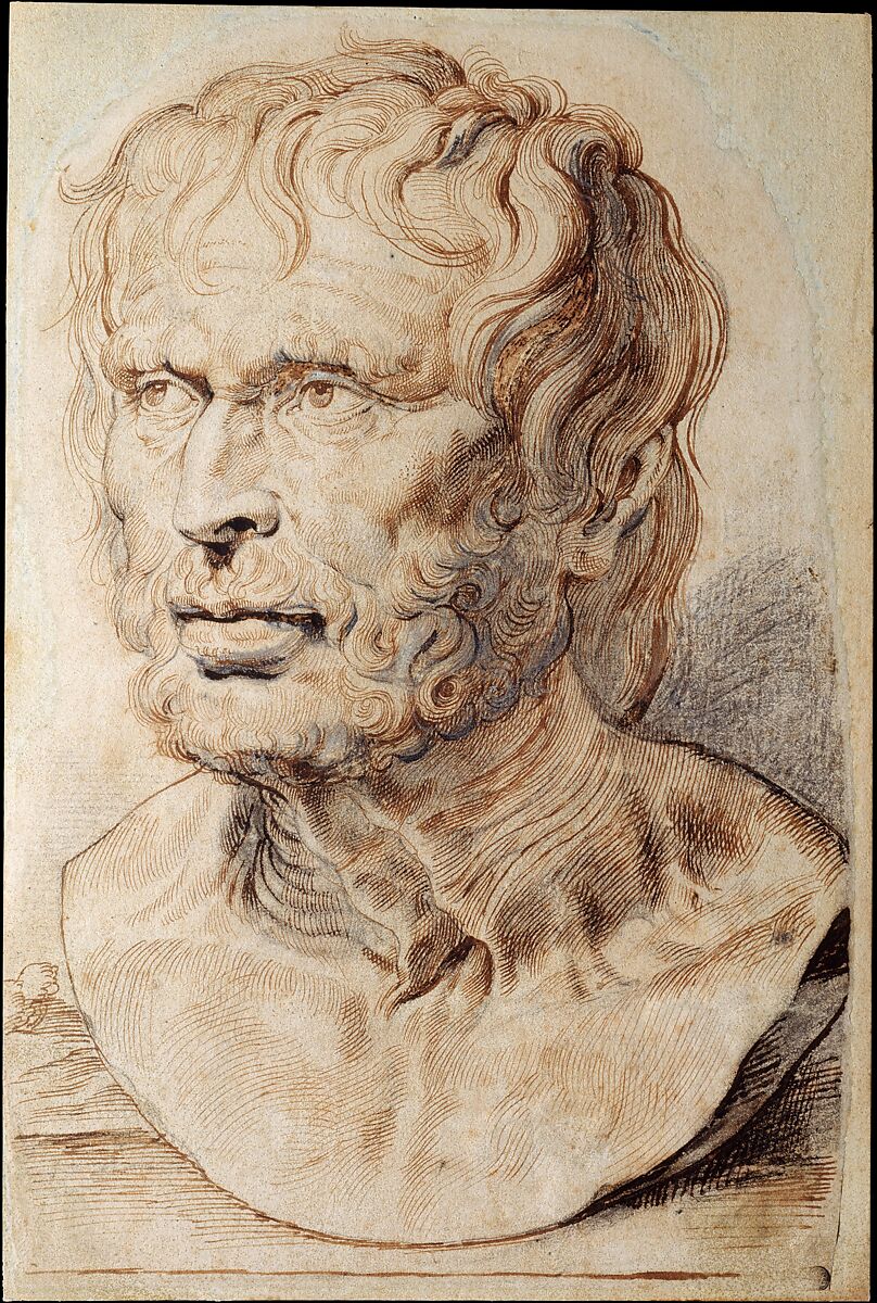 【擬セネカの胸像　Bust of Pseudo-Seneca】フランドル画家ピーター・パウル・ルーベンス（Peter Paul Rubens）