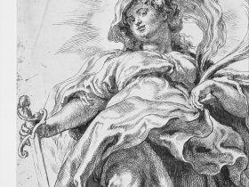 【セント・カタリナ・オブ・アレクサンドリア　Saint Catherine of Alexandria】フランドル画家ピーター・パウル・ルーベンス（Peter Paul Rubens）