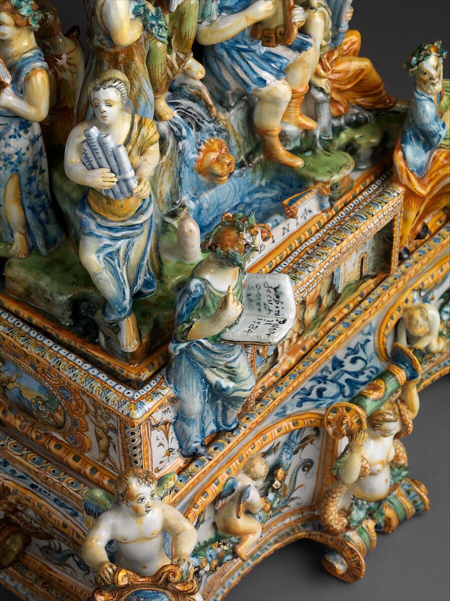 【アポロとミューズとのインクスタンド　Inkstand with Apollo and the Muses】イタリア‐ルネサンス期画家‐ラファエロ・サンティ（Raphael Sanzio）