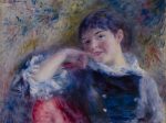 【夢見る人　The Dreamer】フランス印象派画家ピエール＝オーギュスト・ルノワール（Pierre-Auguste Renoir）