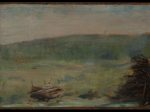 【サン＝ウアンの風景　Landscape at Saint-Ouen】フランス‐印象派画家‐ジョルジュ・スーラ（Georges Seurat）
