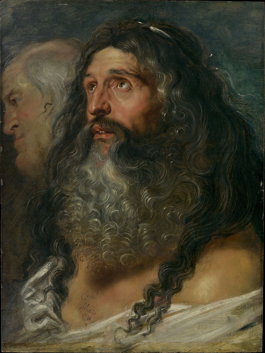 【二つの頭の研究　Study of Two Heads】フランドル画家ピーター・パウル・ルーベンス（Peter Paul Rubens）
