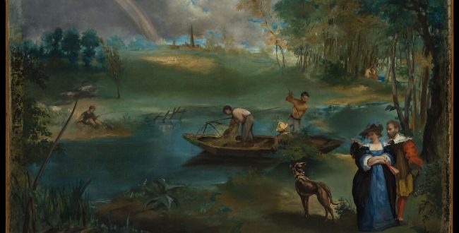 【釣り（Fishing）】エドゥアール・マネーメトロポリタン美術館所蔵