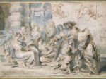 【愛の庭園（右側の部分）　The Garden of Love (right portion)】フランドル画家ピーター・パウル・ルーベンス（Peter Paul Rubens）