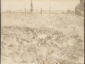 【麦畑　 Wheat Field】オランダ印象派画家ファン・ゴッホ（Vincent van Gogh）