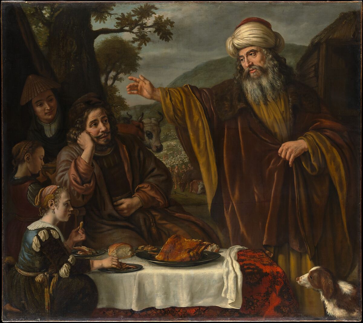 【アブラハムとロトの家族の別れ　Abraham's Parting from the Family of Lot】オランダ画家‐ヤン・ヴィクトルス（Jan Victors）