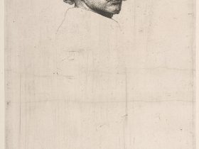 【『アイコノグラフィ』からの自画像　Self-Portrait, from "The Iconography"】フランドル‐バロック期‐アンソニー・ヴァン・ダイク（Anthony van Dyck）