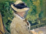 【ベルヴューのマダム・マネ（スザンヌ・レンホフ、1829–1906）　Madame Manet (Suzanne Leenhoff, 1829–1906) at Bellevue】フランス‐印象派画家‐エドゥアール・マネ（Edouard Manet）