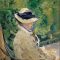 【ベルヴュのマネ夫人（ Madame Manet at Bellevue）】エドゥアール・マネーメトロポリタン美術館所蔵