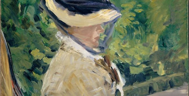 【ベルヴュのマネ夫人（ Madame Manet at Bellevue）】エドゥアール・マネーメトロポリタン美術館所蔵